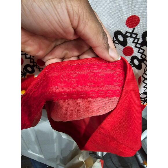 Unique Vintage Goldworm Dress with Trevira 2000  Polyester - Picture 5 of 7